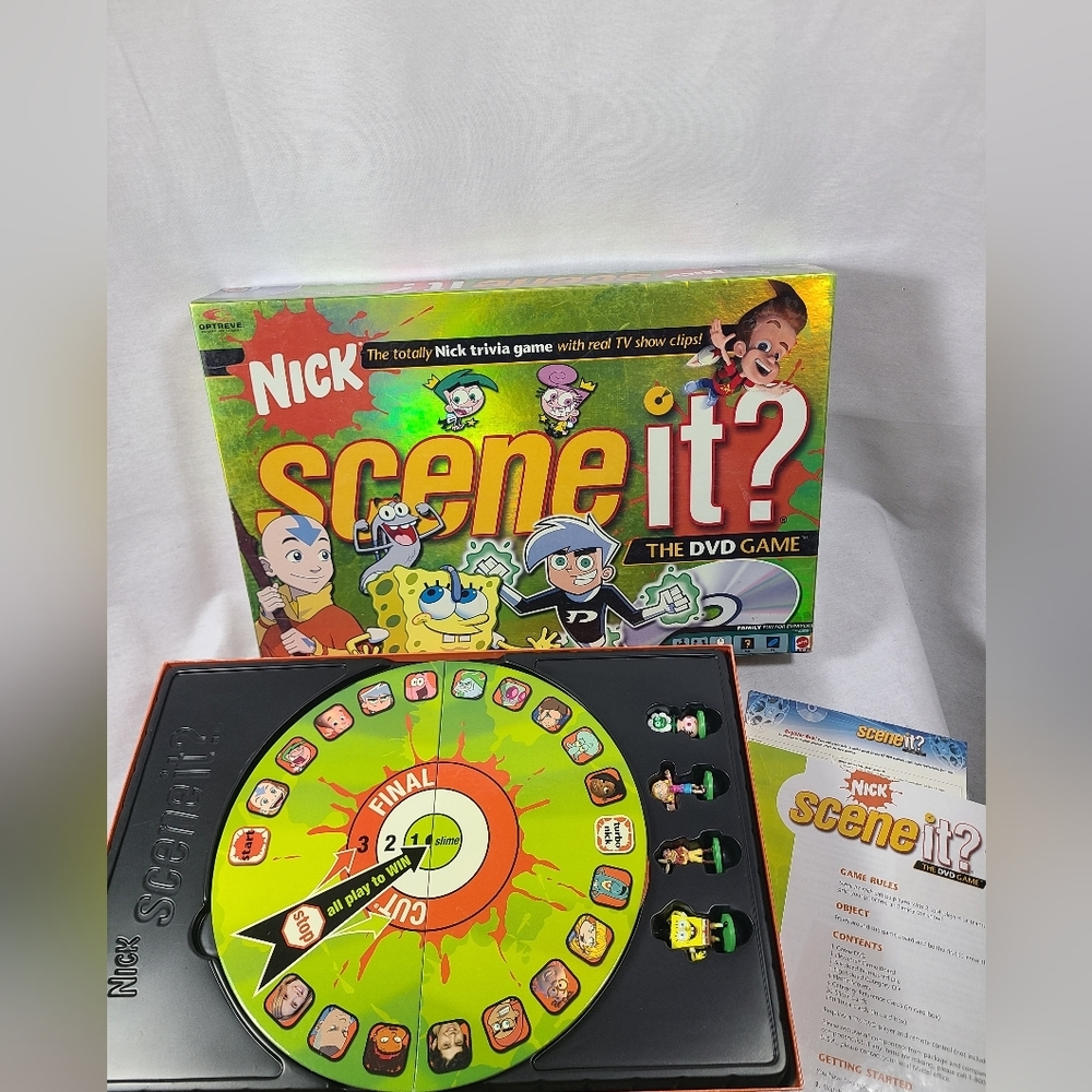 Nickelodeon scene it board game- Complete- Vintage